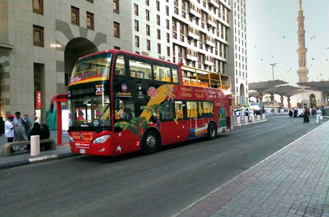 makkah tour bus