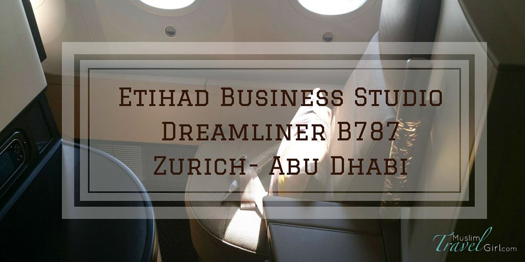 Etihad Business Studio Dreamliner 787 review of from Zurich to Abu Dhabi. Great use of your Etihad miles for a comfortable flight. What should you expect..