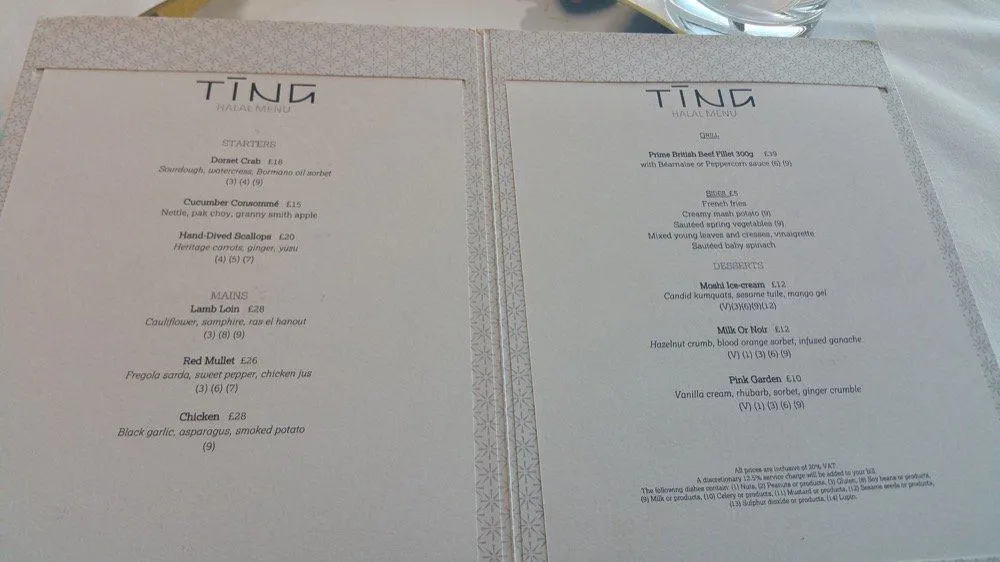 The Best views in London for a Delicious Halal Meal at Ting Restaurant the Shard / Halal meal ting restaurant