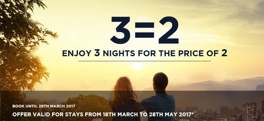 Accorhotels Promotion 3 for 2 Around the World - Cheaper option for Umrah too