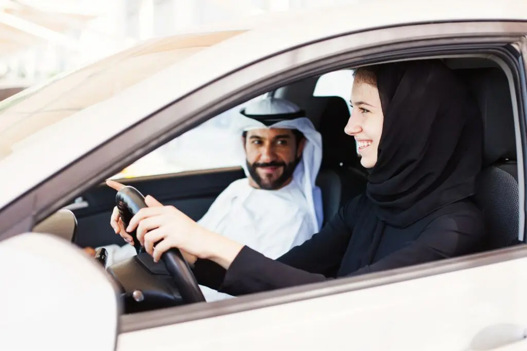 can women rent a car in saudia arabia umrah