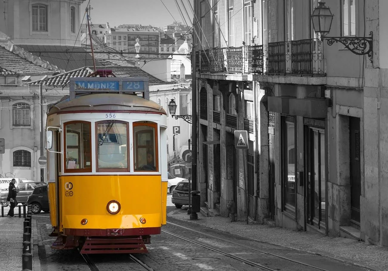 tram in lisbon and musilm friendly lisbon experience