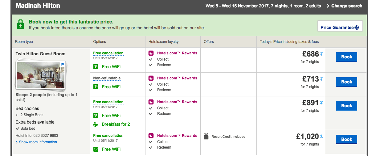 Plan Your Own Amazing 2-week November Umrah from as little as £760 per person