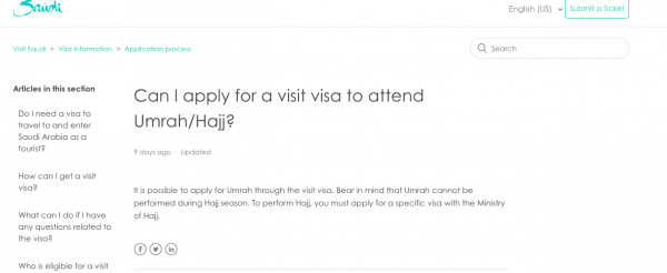 Saudi tourist visa applying for tourist visa online for umrah 