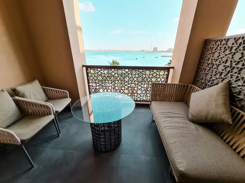 Hotel Review: Doubletree Hotel Ras Al Khaimah - the balcony