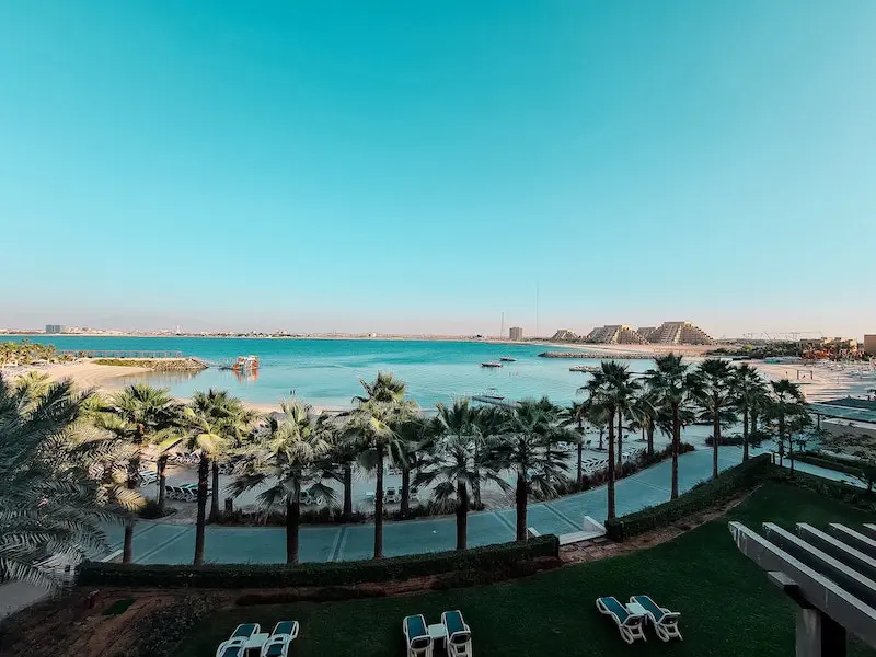 Hotel Review: Doubletree Hotel Ras Al Khaimah - the view from our room