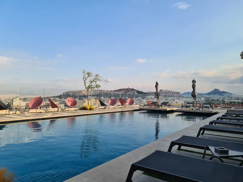 Grand Hyatt Athens hotel review rooftop view