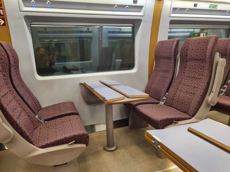 Haramain train economy seats 2