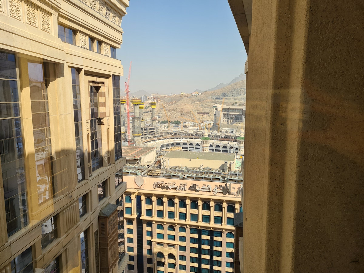 the view from the room at hyatt regency makkah 