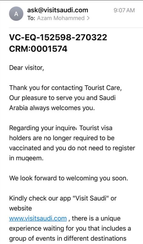 tourist visa saudi arabia 2023