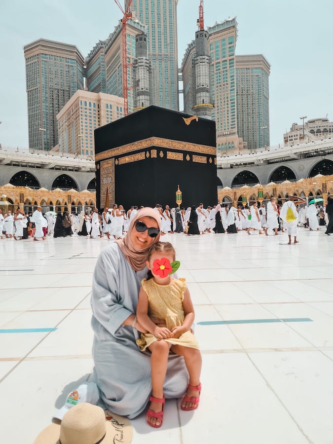 doing Umrah with my daughter muslimtravelgirl 