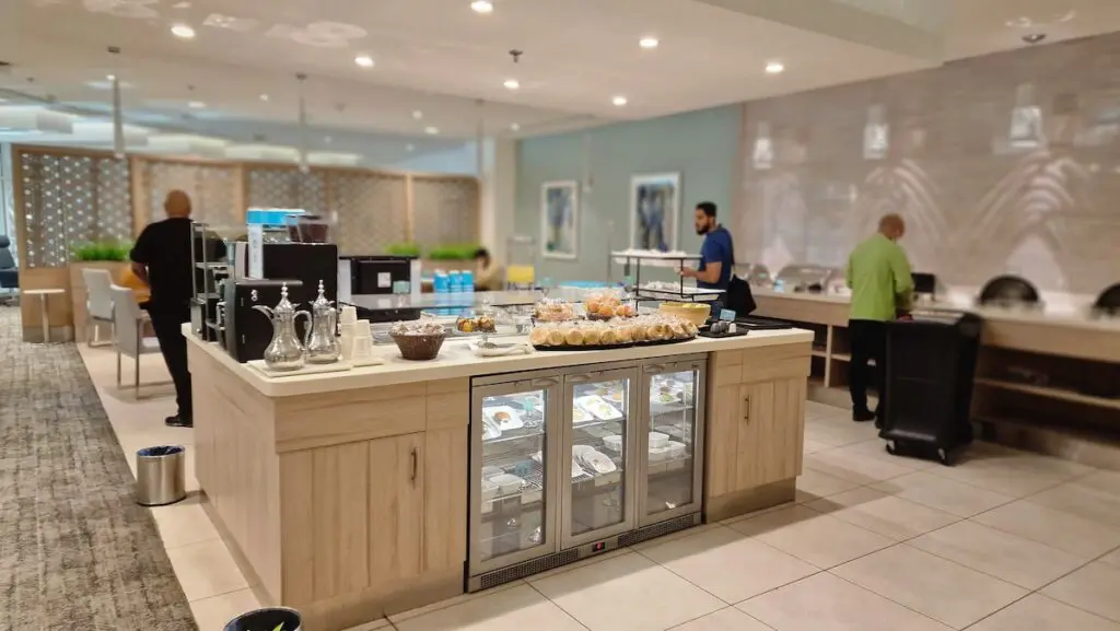 drink station at wellcome lounge jeddah airport review muslimtravelgirl2