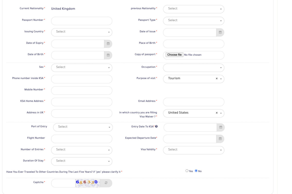 Everything On The Saudi Electronic Visa Waiver EVW How To Issue The E