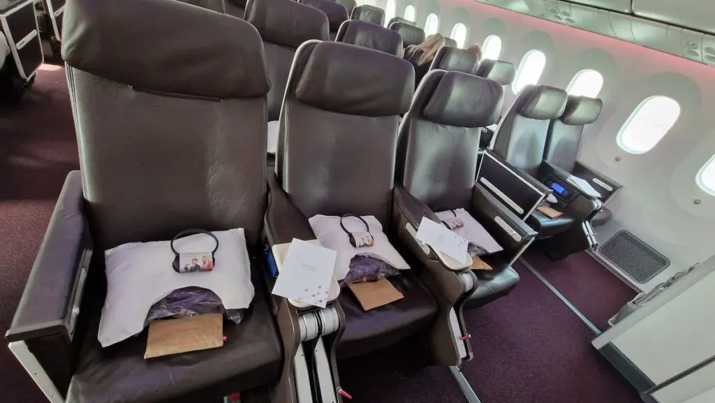 virgin atlantic premium economy review seats - muslim travel girl