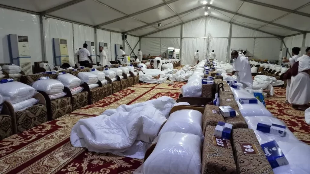 tents during our hajj on arafat day - my hajj blog experience