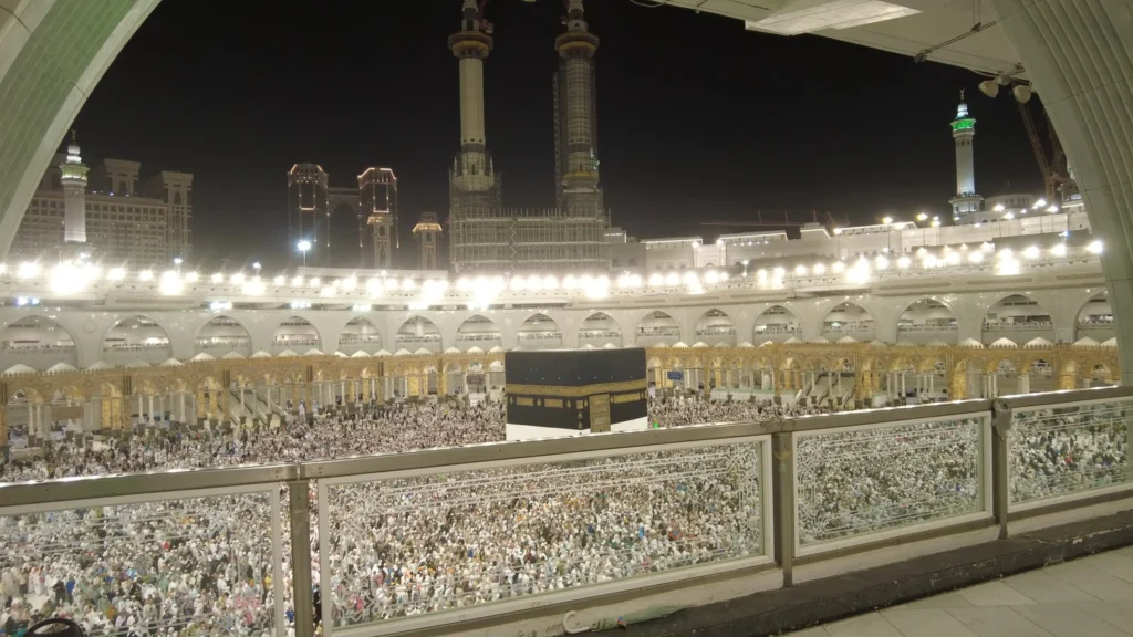 the Kabah during Hajj time