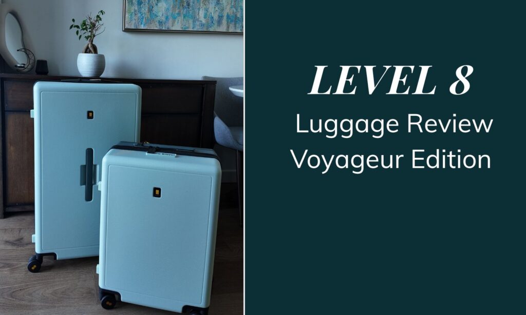 Level 8 Luggage Review Voyageur Celadon luggage set