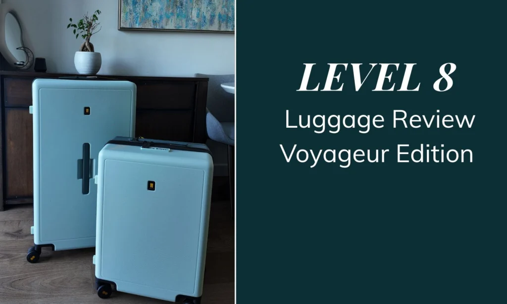 Level 8 Luggage Review Voyageur Celadon luggage set